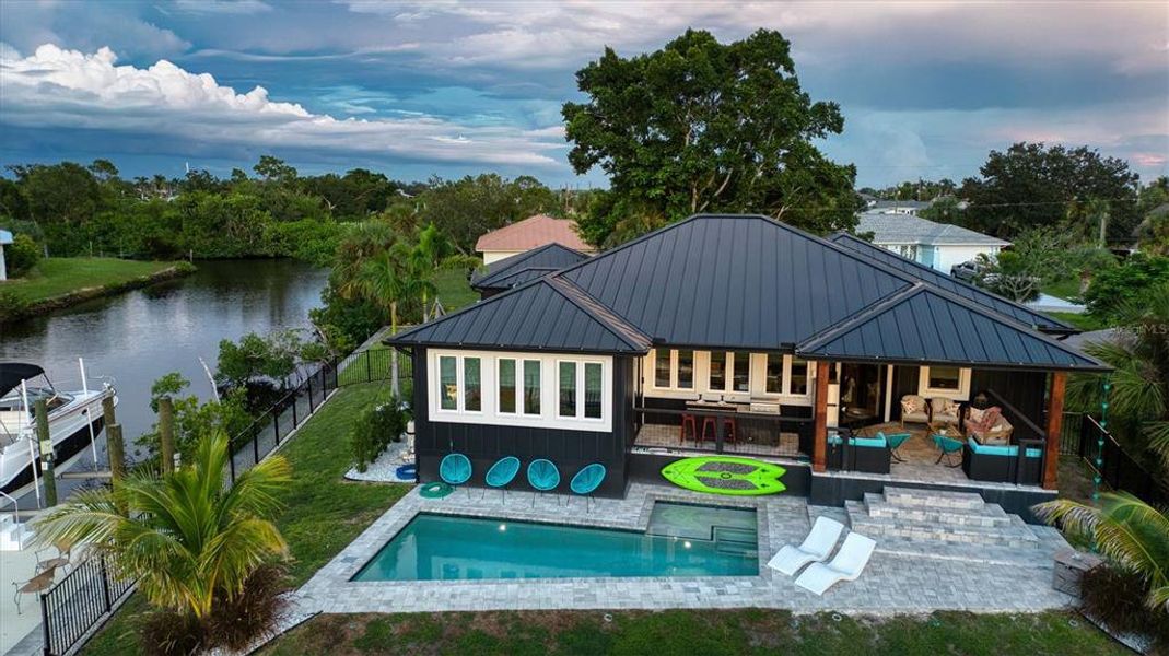 Front exterior of a new home in , Punta Gorda, FL, highlighting curb appeal (Image 20).