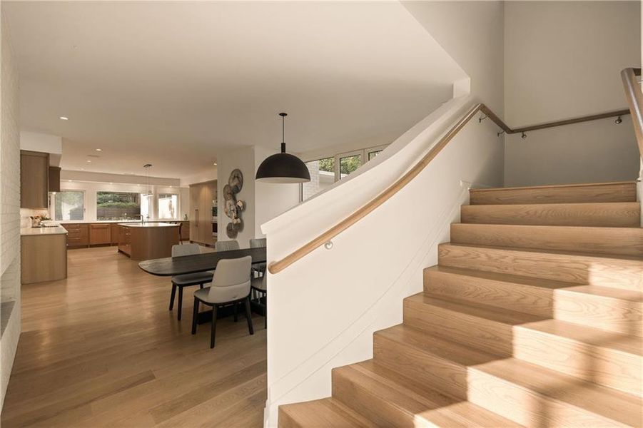 Furnished interior view inside a new home in , Atlanta (Image 59).