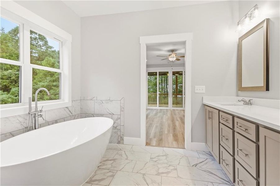 Furnished interior view inside a new home in , Carrollton (Image 5).