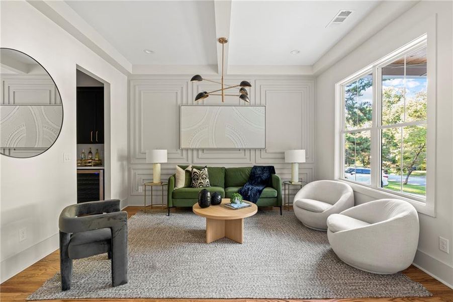 Furnished interior view inside a new home in , Decatur (Image 6). Furnished interior view inside a new home in , Decatur (Image 6).