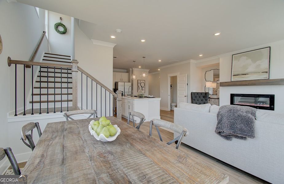 Furnished interior view inside a new home in Millstone at Mundy Mill, Gainesville (Image 14).