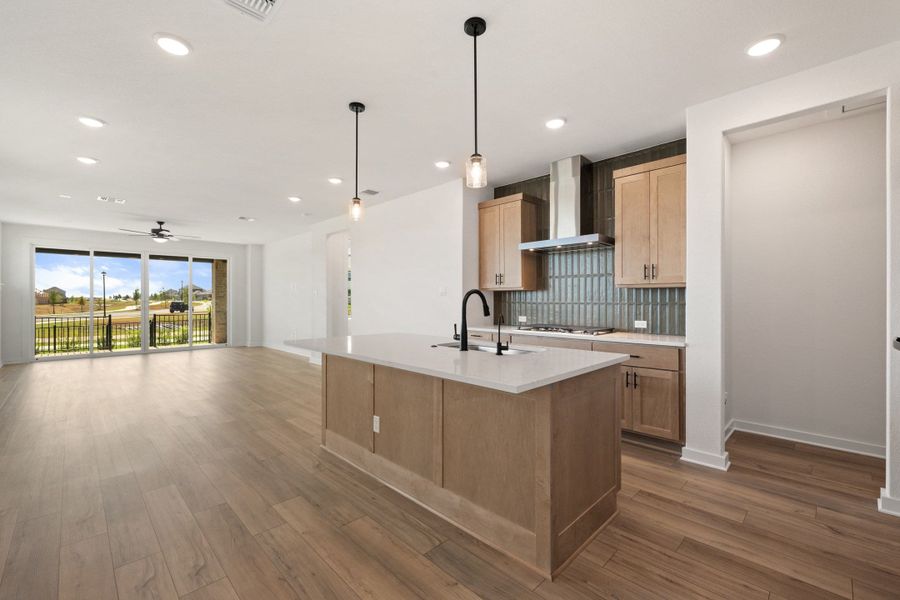 Furnished interior view inside a new home in Flora, Hutto (Image 12).