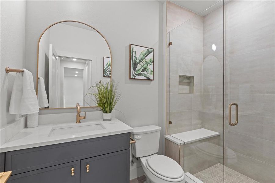 Furnished interior view inside a new home in , Lake Dallas (Image 23). Furnished interior view inside a new home in , Lake Dallas (Image 23).