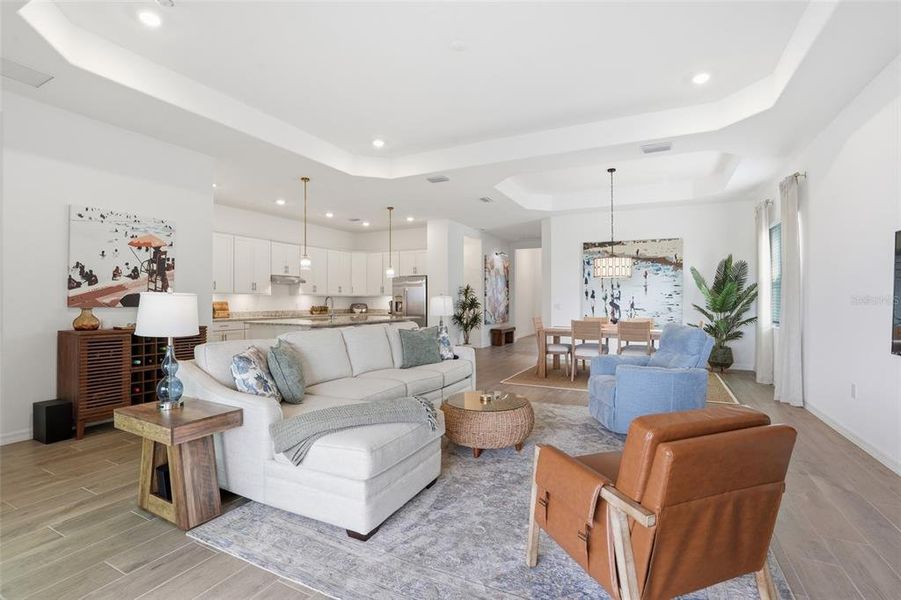 Furnished interior view inside a new home in , Punta Gorda (Image 16).