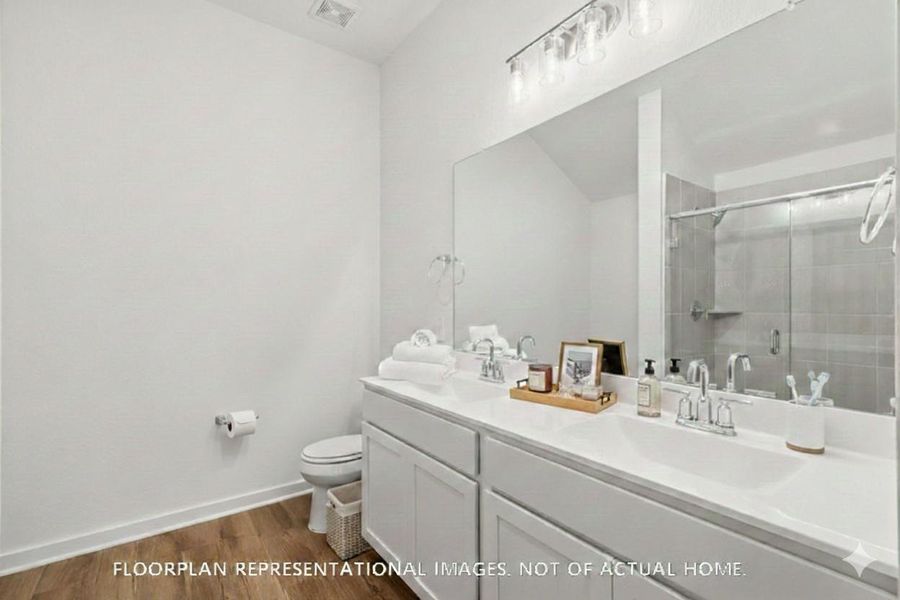 Furnished interior view inside a new home in Ambrose, La Marque (Image 10).