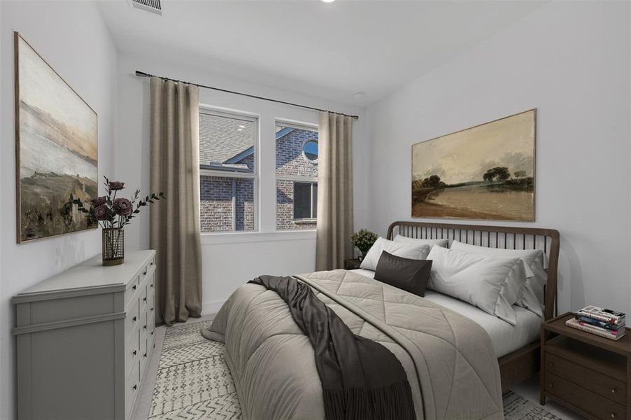 Furnished interior view inside a new home in Timberbrook, Justin (Image 23).