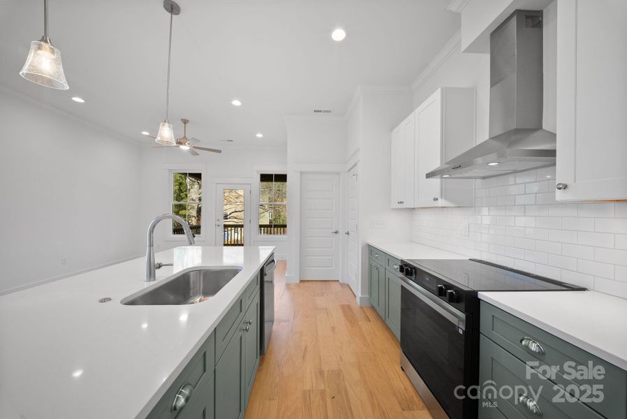 Furnished interior view inside a new home in , Asheville (Image 7).