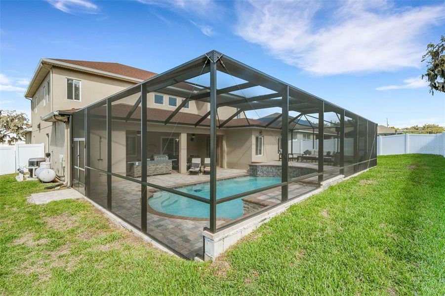 Exterior details and patio area of a home in , Lakeland (Image 36). Exterior details and patio area of a home in , Lakeland (Image 36).