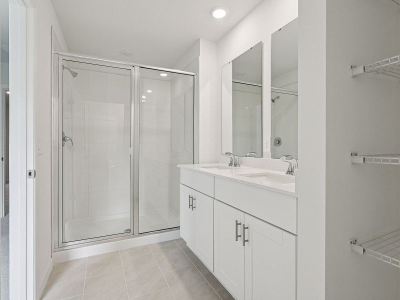 Furnished interior view inside a new home in Cagan Crossings West, Clermont (Image 5). Furnished interior view inside a new home in Cagan Crossings West, Clermont (Image 5).