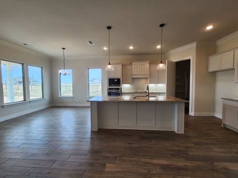 Furnished interior view inside a new home in Rocky Top, Krum (Image 3).