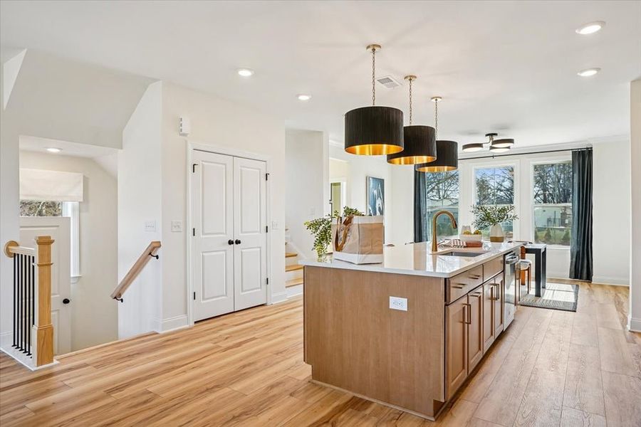 Representative furnished interior of a home built from the Pamlico by Caruso Homes in Midtown Rows, Fuquay Varina (Image 6). Representative furnished interior of a home built from the Pamlico by Caruso Homes in Midtown Rows, Fuquay Varina (Image 6).