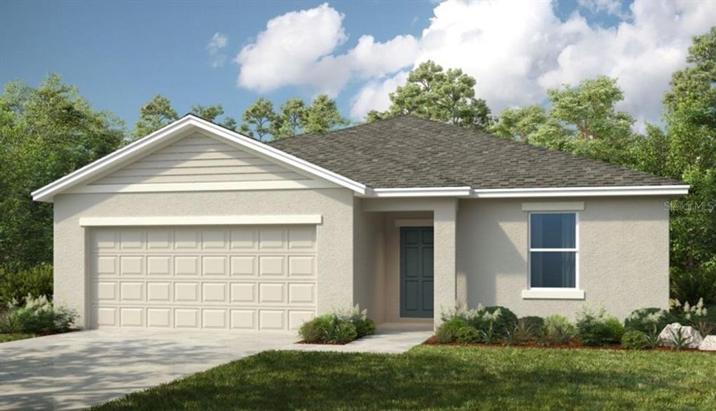 Front exterior of a new home in Westview, Kissimmee, FL, highlighting curb appeal (Image 1). Front exterior of a new home in Westview, Kissimmee, FL, highlighting curb appeal (Image 1).