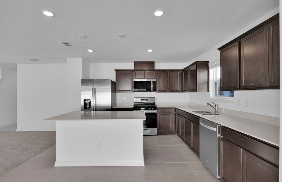 Furnished interior view inside a new home in Wells Landing, Jacksonville (Image 9).