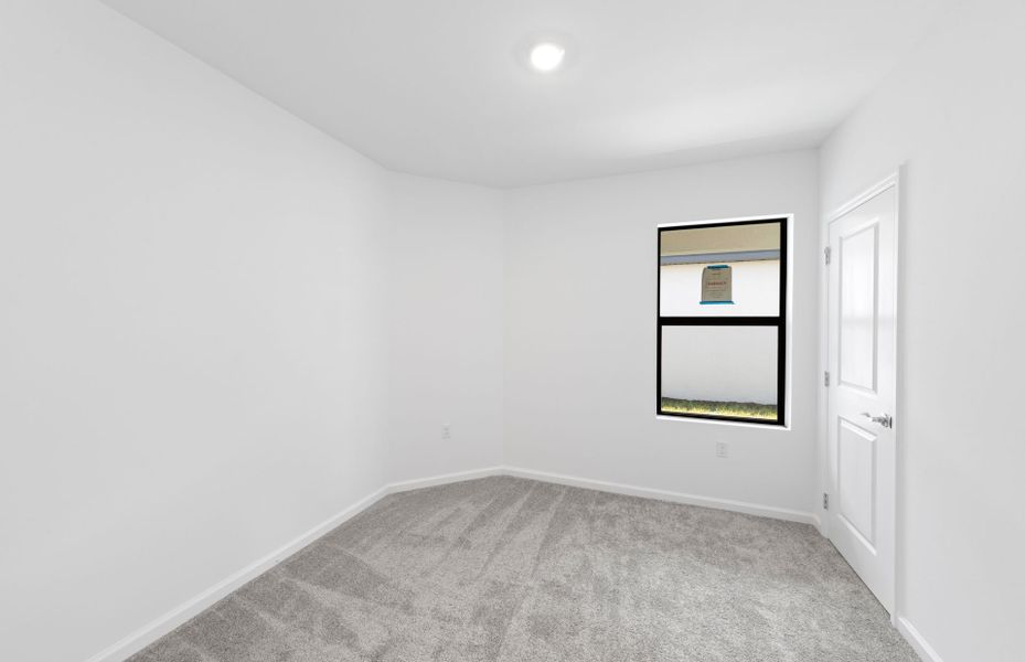 Secondary bedroom with natural light