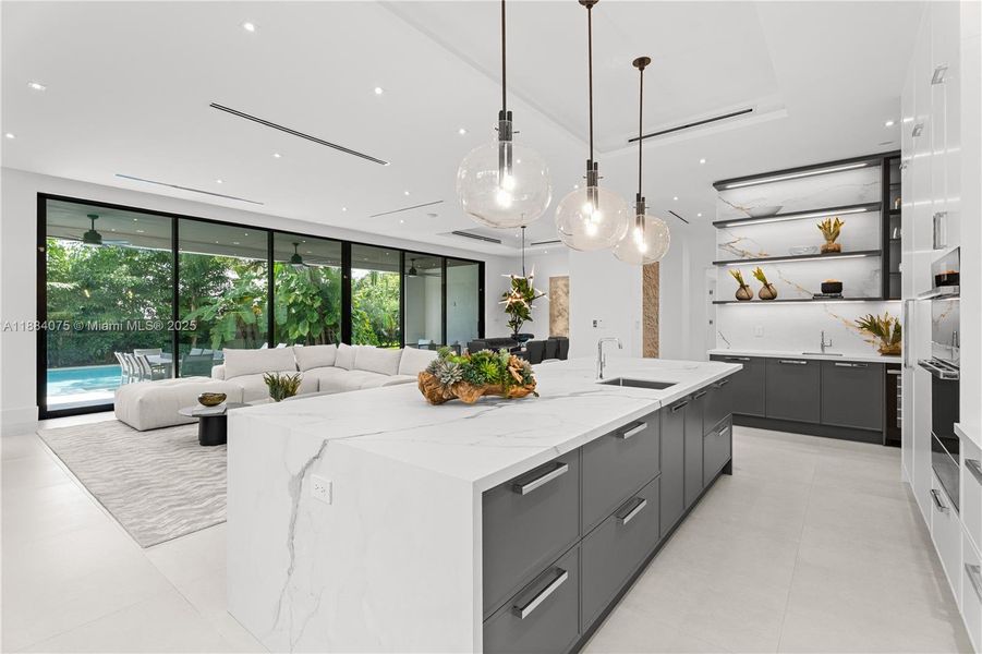 Furnished interior view inside a new home in , Miami (Image 5).