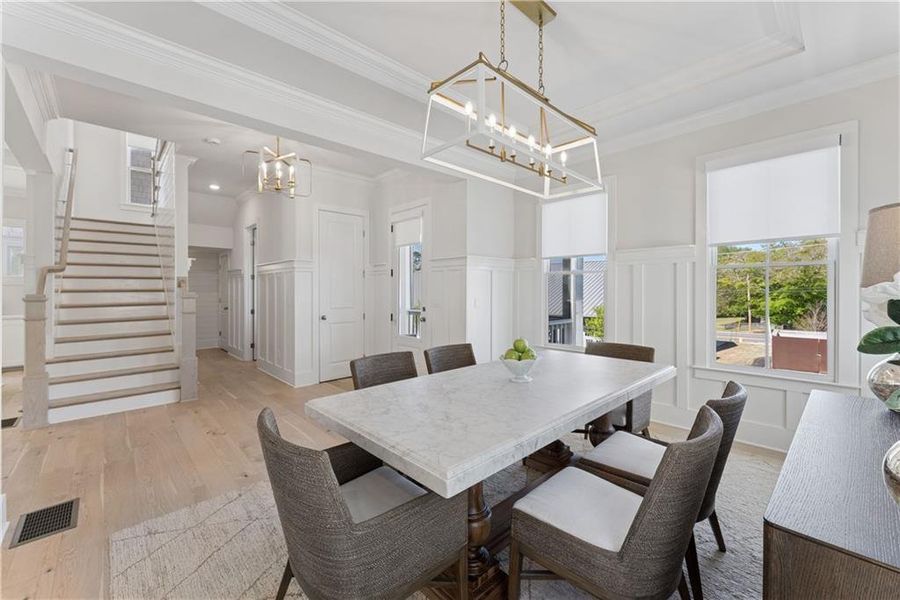 Furnished interior view inside a new home in Crossroads, Milton (Image 38).