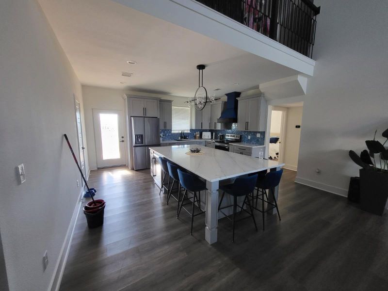 Furnished interior view inside a new home in , Crystal Beach (Image 5).