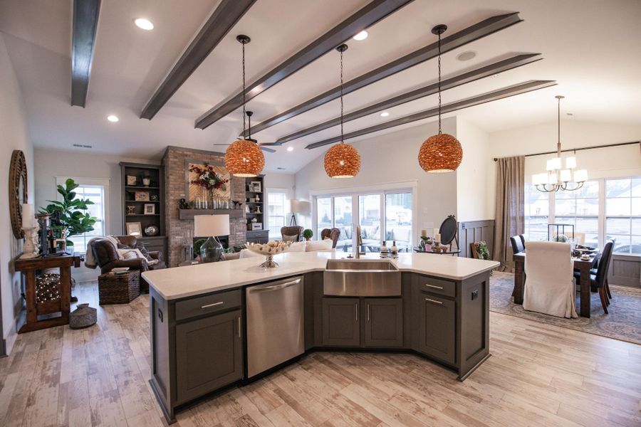 Representative furnished interior of a home built from the Helmsley by Bill Clark Homes in The Sanctuary at Sunset Beach, Sunset Beach (Image 16). Representative furnished interior of a home built from the Helmsley by Bill Clark Homes in The Sanctuary at Sunset Beach, Sunset Beach (Image 16).