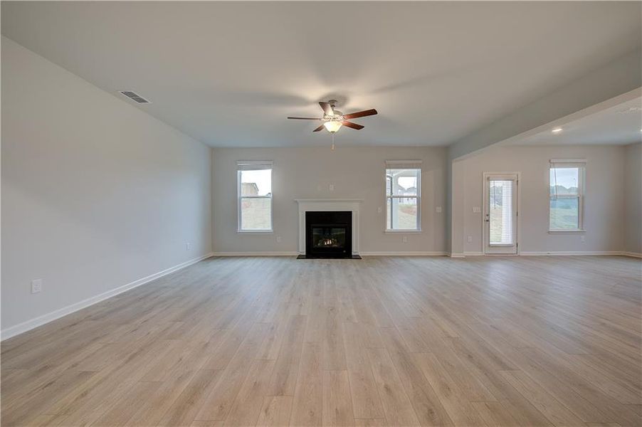 Spacious, unfurnished interior of a new home in Grandview at Millers Mill, Stockbridge (Image 30). Spacious, unfurnished interior of a new home in Grandview at Millers Mill, Stockbridge (Image 30).