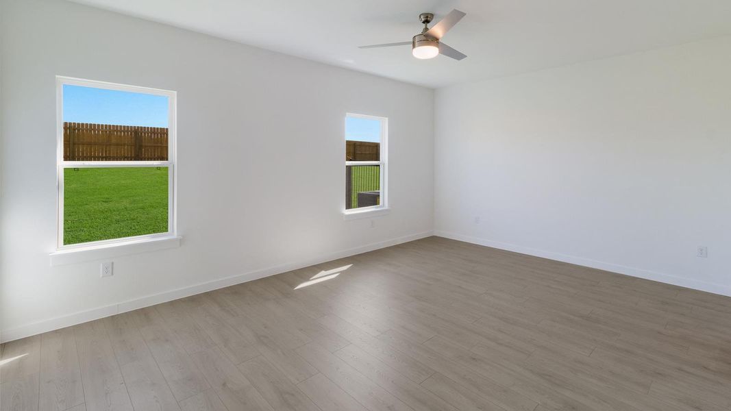 Spacious, unfurnished interior of a new home in Trails at Wildhorse, Austin (Image 11).