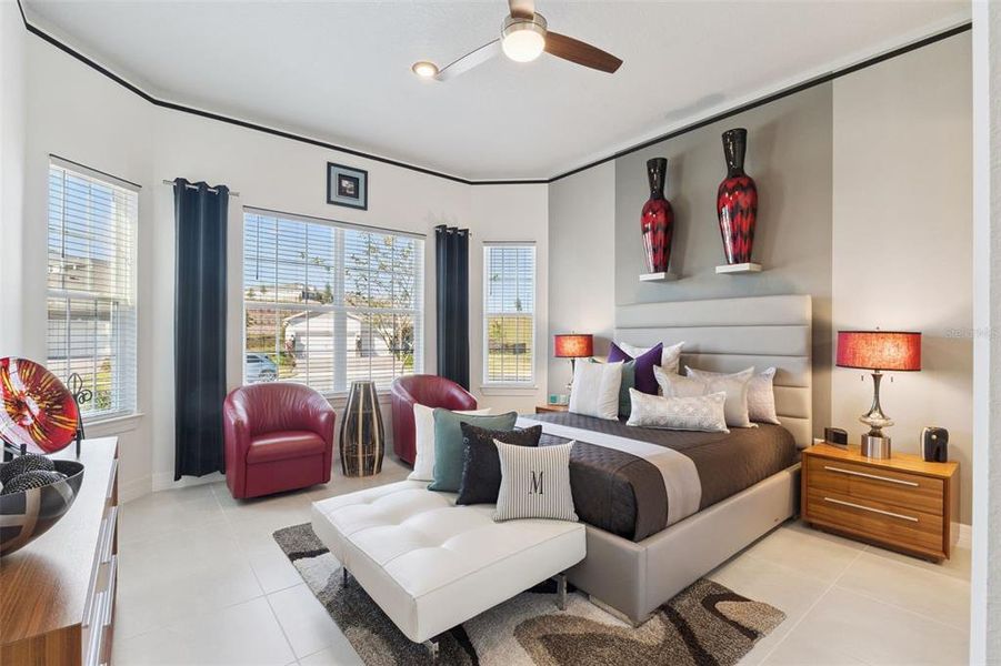 Furnished interior view inside a new home in , Minneola (Image 30).