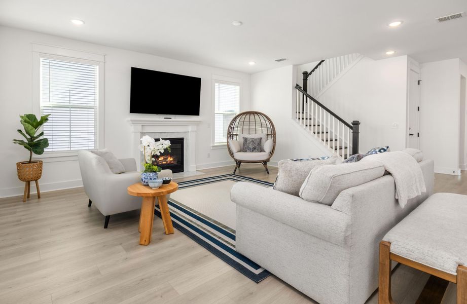Furnished interior view inside a new home in , Mount Pleasant (Image 53).