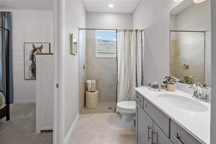 Furnished interior view inside a new home in Calusa Country Club, Lakewood Ranch (Image 37).