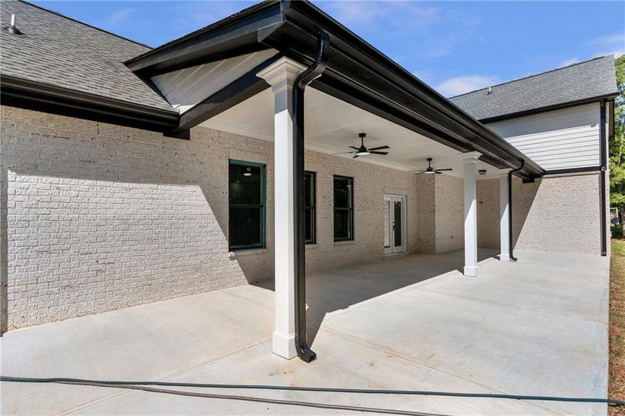Exterior details and patio area of a home in , Covington (Image 27).