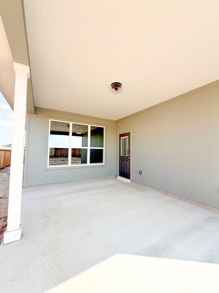 Exterior details and patio area of a home in TerraVista, Victoria (Image 3).