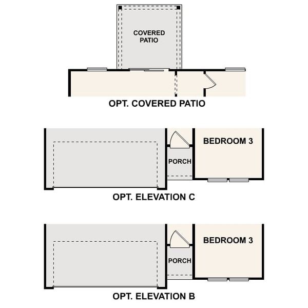 2D floor plan layout for the Cardinal by Century Communities in The Meadows at Carpenter Farms, Lincolnton, NC (Image 4).