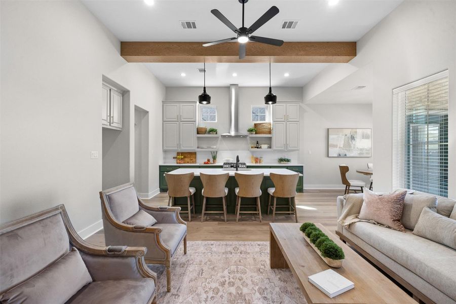 Furnished interior view inside a new home in , Bryan (Image 6).