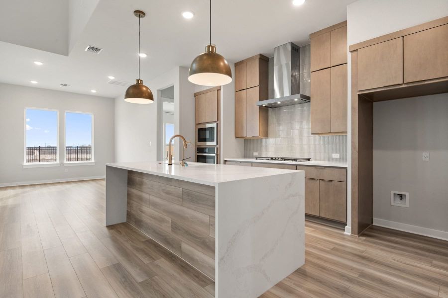 Furnished interior view inside a new home in Lagos Reserve, Manor (Image 8). Furnished interior view inside a new home in Lagos Reserve, Manor (Image 8).