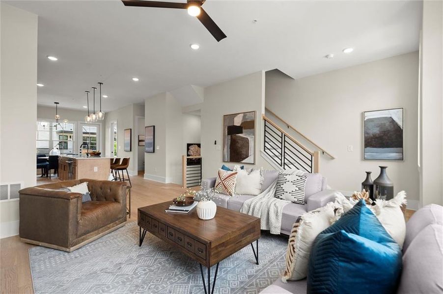 Furnished interior view inside a new home in The Gathering – Alpharetta, Alpharetta (Image 26).