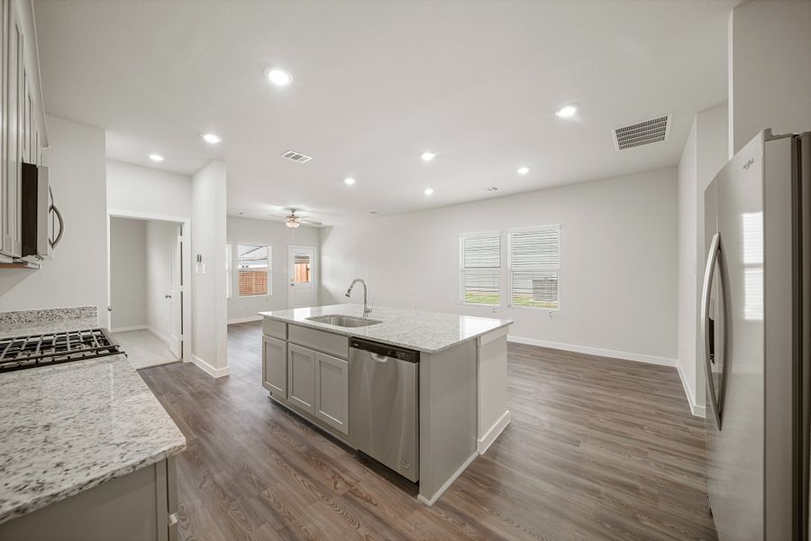 Furnished interior view inside a new home in Northpark South, Porter (Image 8).