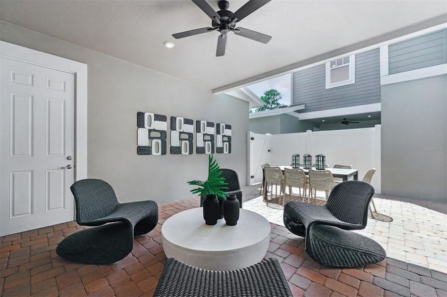 Furnished interior view inside a new home in Celebration - Island Village, Celebration (Image 12).