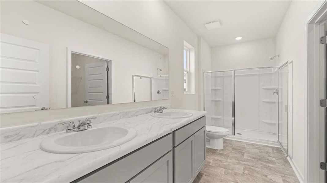 Furnished interior view inside a new home in Champion's Run, Lithonia (Image 5).