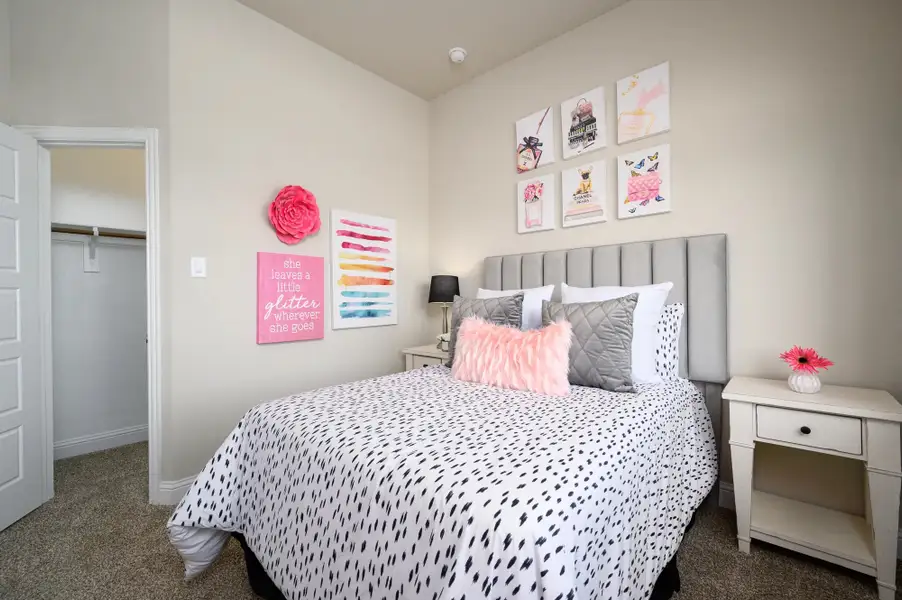 Furnished interior in a model home at Meadow Vista in Anna (Image 19).