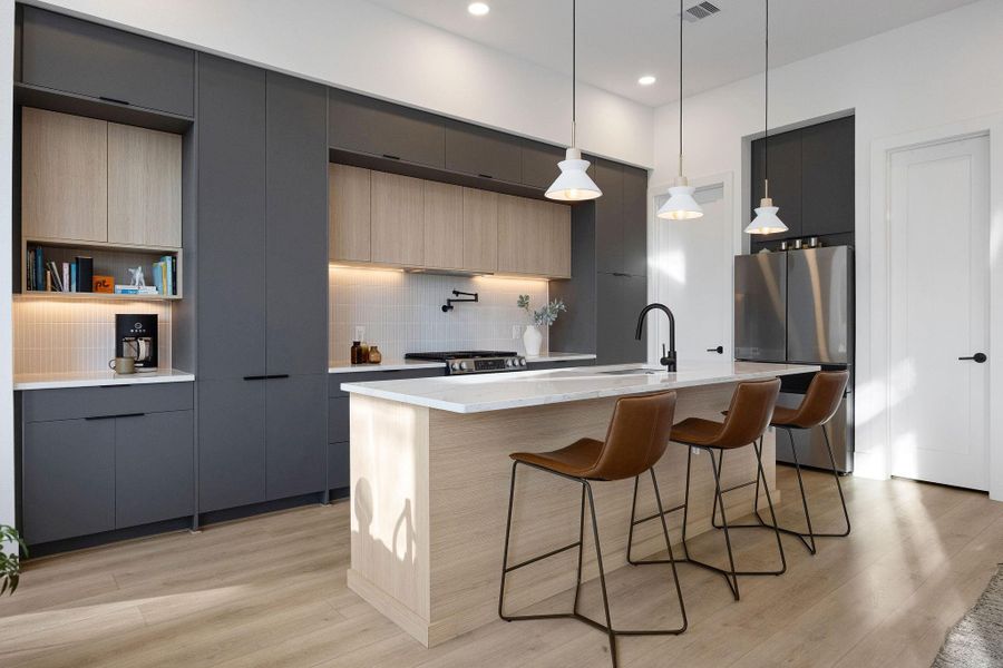 Furnished interior view inside a new home in , Houston (Image 15). Furnished interior view inside a new home in , Houston (Image 15).