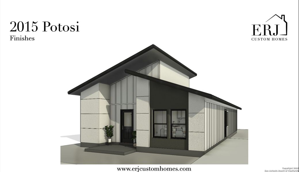 Exterior rendering of this home design in , San Antonio, TX (Image 3). Exterior rendering of this home design in , San Antonio, TX (Image 3).