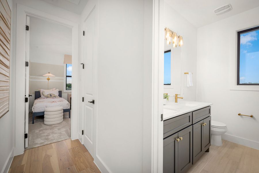 Representative furnished interior of a home built from the Gillett by Pulte Homes in Kuempel Farms, Pflugerville (Image 9).