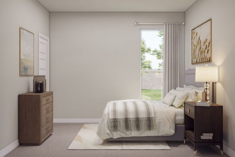 Representative furnished interior of a home built from the McKinney by Tri Pointe Homes in Mason Woods, Cypress (Image 15).