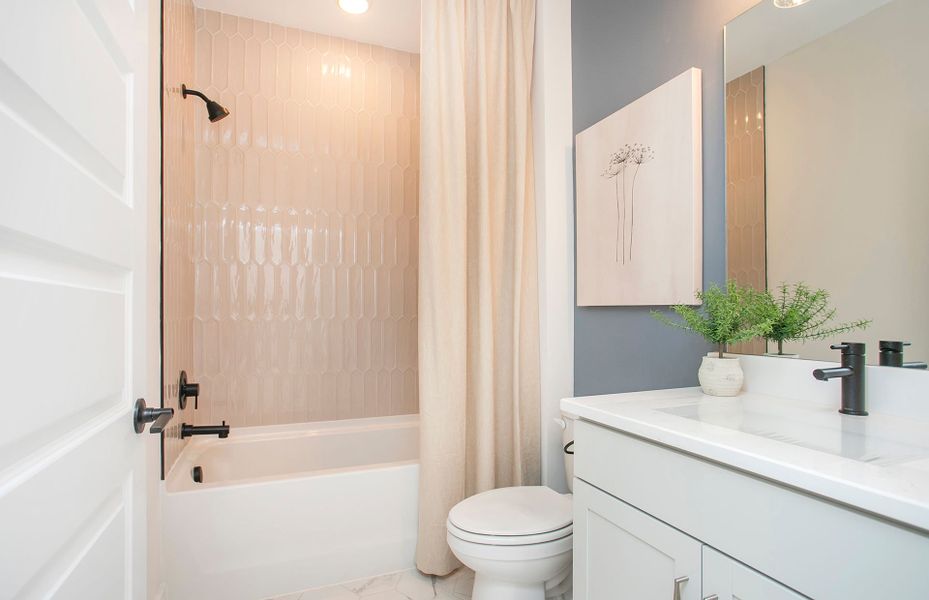 Palmary Bathroom 1 in new homes for 55+ Active Adult community in Del Webb Barton Village