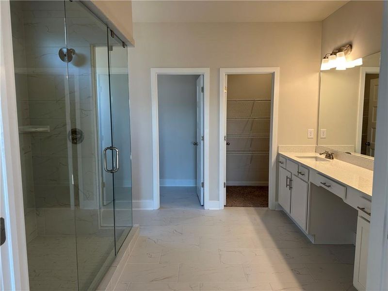 Furnished interior view inside a new home in Rosewood Lake Preserve, Hoschton (Image 12).
