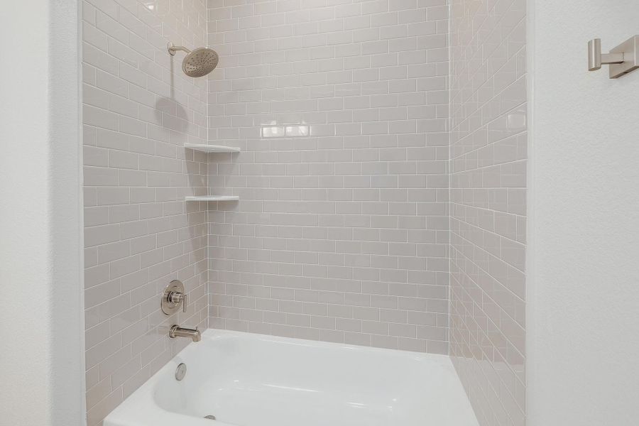 Furnished interior view inside a new home in River Bluff, Leander (Image 5). Furnished interior view inside a new home in River Bluff, Leander (Image 5).