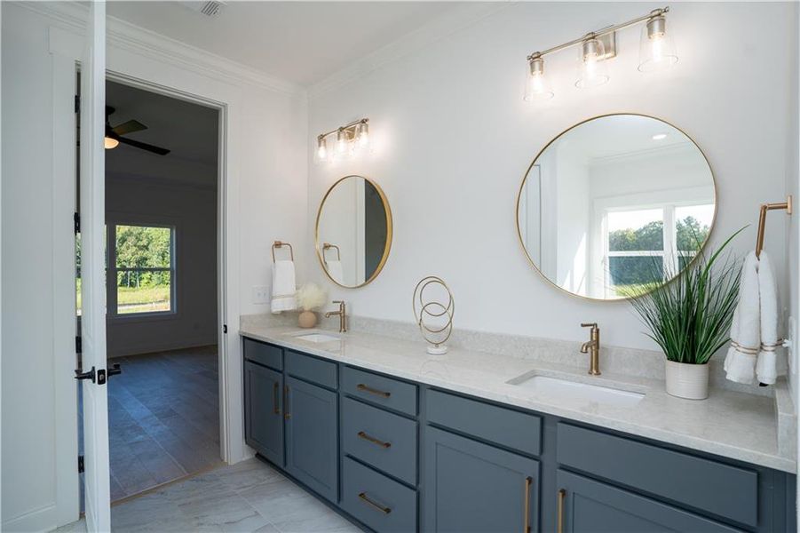 Furnished interior view inside a new home in , Greensboro (Image 9).