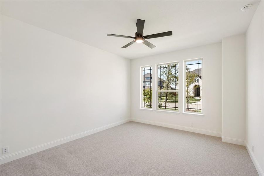 Spacious, unfurnished interior of a new home in Windsong Ranch Classic 61, Prosper (Image 38). Spacious, unfurnished interior of a new home in Windsong Ranch Classic 61, Prosper (Image 38).