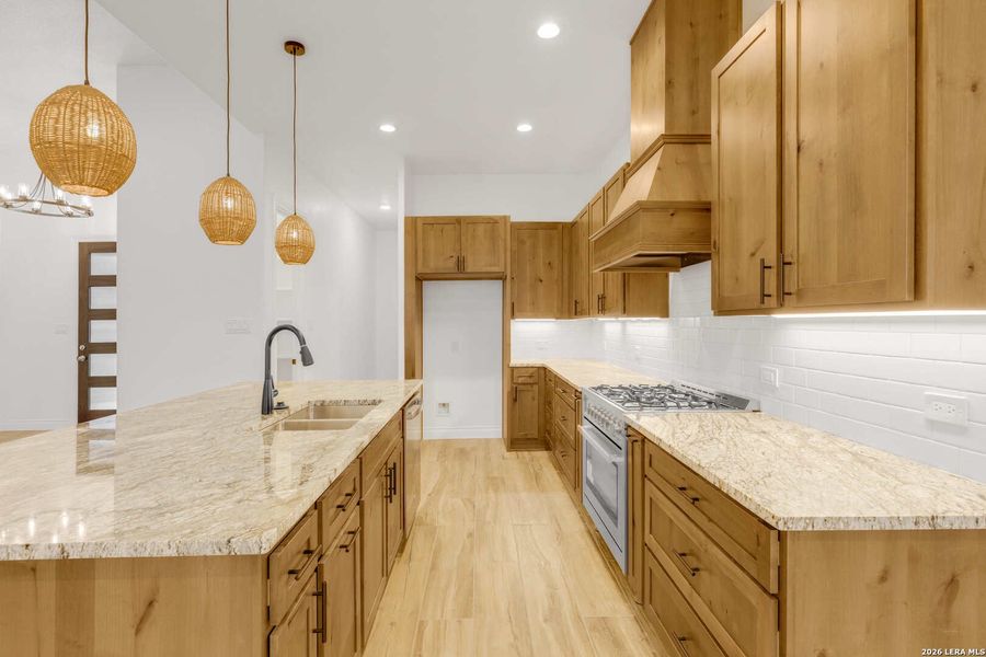 Furnished interior view inside a new home in , Bandera (Image 17).
