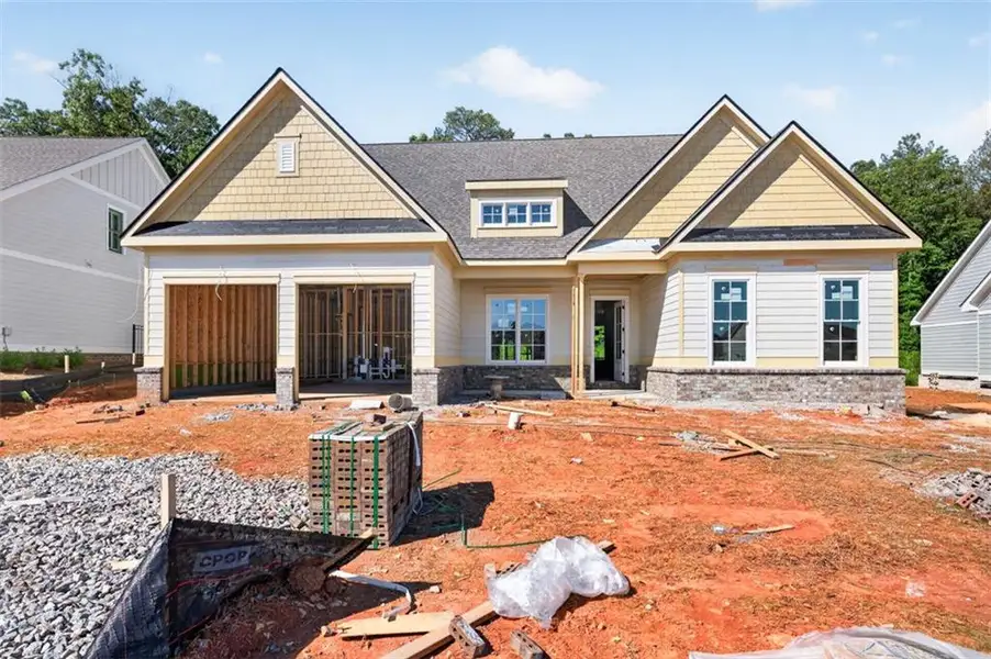 In-progress construction of a new home in , Statham, GA (Image 4).