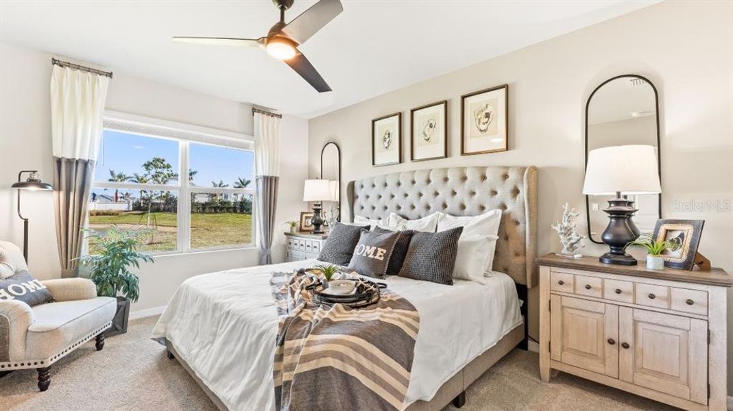 Furnished interior view inside a new home in Central Parc, North Port (Image 15).