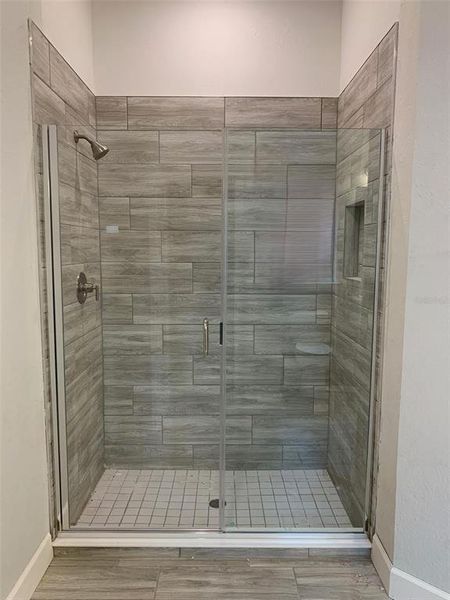 shower in owners bathroom